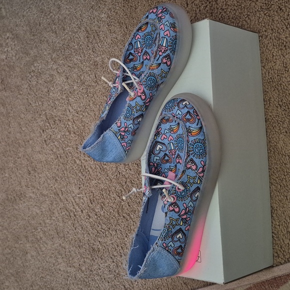 Colorful Patterned Sneaker Slip-ons - Picture 3 of 3